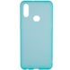 Силіконовий матовий напівпрозорий чохол для Samsung Galaxy A10s, Блакитний / Marine Green