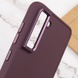 TPU чохол Bonbon Metal Style для Samsung Galaxy S24, Бордовый / Plum