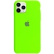 Чохол Silicone Case Full Protective (AA) для Apple iPhone 11 Pro (5.8"), Салатовый / Neon green