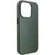 Кожаный чехол Leather Case (AA Plus) with MagSafe для Apple iPhone 13 Pro Max (6.7") Shirt Green