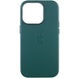 Кожаный чехол Leather Case (AAA) with MagSafe and Animation для Apple iPhone 14 Pro Max (6.7") Forest Green