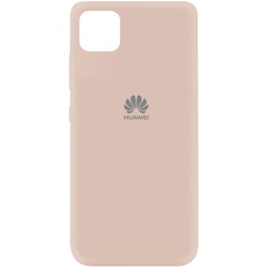 Чехол Silicone Cover My Color Full Protective (A) для Huawei Y5p Розовый / Pink Sand