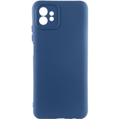 Чехол Silicone Cover Lakshmi Full Camera (A) для Motorola Moto G32 Синий / Navy Blue