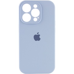 Чохол Silicone Case Full Camera Protective (AA) для Apple iPhone 15 Pro Max (6.7"), Блакитний / Lilac Blue