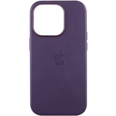 Шкіряний чохол Leather Case (AAA) with MagSafe and Animation для Apple iPhone 14 Pro Max (6.7"), Deep Violet