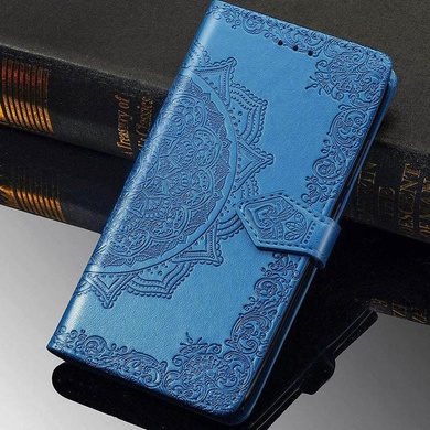 Шкіряний чохол (книжка) Art Case з візитницею для Samsung Galaxy A21s, Синій