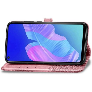 Шкіряний чохол (книжка) Art Case з візитницею для Samsung Galaxy A21s, Рожевий