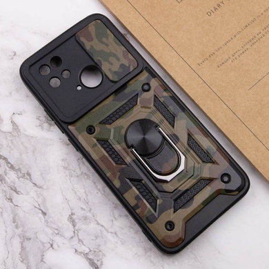 Ударопрочный чехол Camshield Serge Ring Camo для Xiaomi Redmi 10C Коричневый / Army Brown