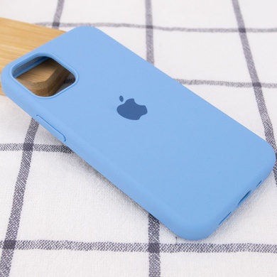 Чехол Silicone Case Full Protective (AA) для Apple iPhone 13 Pro (6.1") Голубой / Cornflower