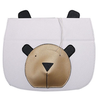 Кожаный чехол-книжка TTX Bear Face с подставкой для Apple iPad mini (Retina)/Apple iPad mini 3 Белый