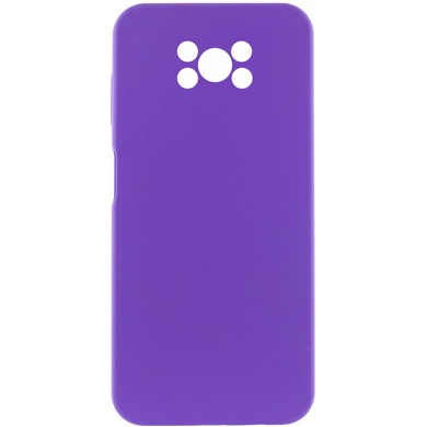 Чохол Silicone Cover Lakshmi Full Camera (AAA) для Xiaomi Poco X3 NFC / Poco X3 Pro, Фіолетовий / Amethyst