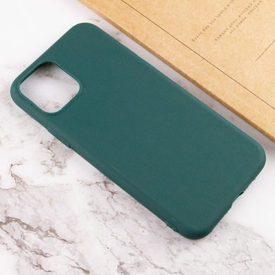 Силіконовий чохол Candy для Apple iPhone 14 Pro (6.1"), Зелений / Forest green