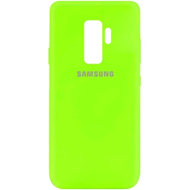 Чохол Silicone Cover My Color Full Protective (A) для Samsung Galaxy S9 +, Салатовый / Neon green