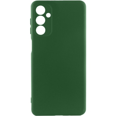 Чохол Silicone Cover Lakshmi Full Camera (AA) для Samsung Galaxy A24 4G, Зелений / Dark Green