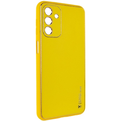 Кожаный чехол Xshield для Samsung Galaxy A54 5G Желтый / Yellow