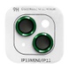 Защитное стекло Metal Classic на камеру (в упак.) для Apple iPhone 15 (6.1") / 15 Plus (6.7") Зеленый / Light green