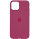 Чехол Silicone Case Full Protective (AA) для Apple iPhone 11 Pro Max (6.5") Красный / Rose Red