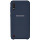 Чохол Silicone Cover (AA) для Samsung Galaxy A01, Синій / Midnight Blue