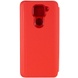 Чехол-книжка Smart View Cover для Xiaomi Redmi Note 9 / Redmi 10X Красный