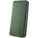 Шкіряний чохол книжка GETMAN Cubic (PU) для Samsung Galaxy S24+, Зелений