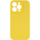 Чехол Silicone Case Full Camera Protective (AA) NO LOGO для Apple iPhone 15 Pro (6.1") Желтый / Yellow