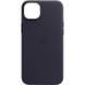 Шкіряний чохол Leather Case (AA Plus) with MagSafe для Apple iPhone 13 Pro Max (6.7"), Violet