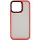 TPU+PC чехол Metal Buttons для Apple iPhone 14 Pro Max (6.7") Красный