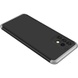 Пластикова накладка GKK LikGus 360 градусів (opp) для Samsung Galaxy A53 5G, Чорний / Срібний