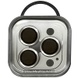 Защитное стекло Metal Classic на камеру (в упак.) для Apple iPhone 14 Pro (6.1") / 14 Pro Max (6.7") Серебряный / Silver