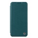 Шкіряний чохол (книжка) Nillkin Qin Pro Plain Camshield для Apple iPhone 14 (6.1"), Зелений