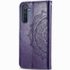 Кожаный чехол (книжка) Art Case с визитницей для Realme 6 Фиолетовый