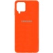 Чохол Silicone Cover Full Protective (AA) для Samsung Galaxy A12 / M12, Помаранчевий / Neon Orange