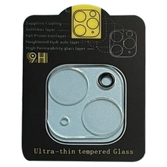 Захисне скло на камеру Full Block (тех.пак) для Apple iPhone 13 mini (5.4") / 13 (6.1"), Прозрачный