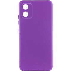 Чехол Silicone Cover Lakshmi Full Camera (A) для Motorola Moto E13 Фиолетовый / Purple