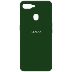 Чехол Silicone Cover My Color Full Protective (A) для Oppo A5s / Oppo A12 Зеленый / Dark green