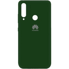 Чехол Silicone Cover My Color Full Protective (A) для Huawei Y6p Зеленый / Dark green