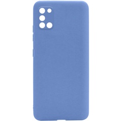 Силиконовый чехол Candy Full Camera для Samsung Galaxy A31 Голубой / Mist blue