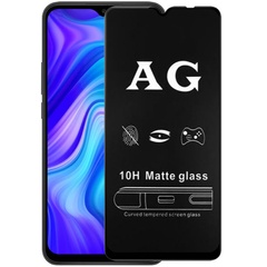 Защитное стекло 2.5D CP+ (full glue) Matte для Xiaomi Redmi 9A / 9C / 10A / A1 / A1+ / A2 / A2+ Черный