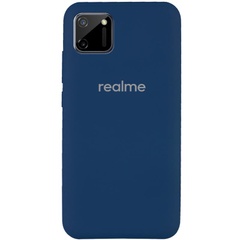 Чохол Silicone Cover Full Protective (AA) для Realme C11, Синій / Navy Blue
