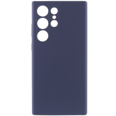 Чехол Silicone Cover Lakshmi Full Camera (AAA) для Samsung Galaxy S25 Ultra Темно-синий / Midnight blue