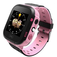 Детские cмарт-часы GM9 Черно - розовый