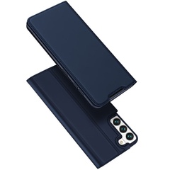 Чехол-книжка Dux Ducis с карманом для визиток для Samsung Galaxy S22+ Синий