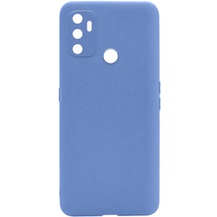 Силиконовый чехол Candy Full Camera для Oppo A53 / A32 / A33 Голубой / Mist blue