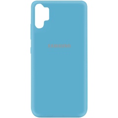 Чехол Silicone Cover My Color Full Protective (A) для Samsung Galaxy Note 10 Plus Голубой / Light Blue
