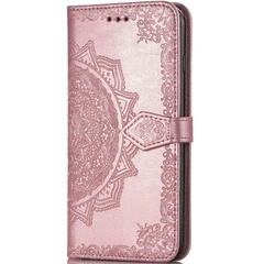 Кожаный чехол (книжка) Art Case с визитницей для Oppo A5s / Oppo A12 Розовый