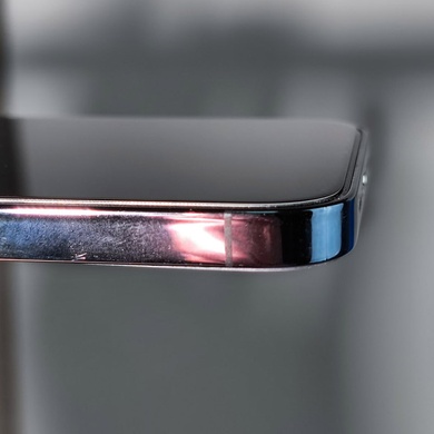 Защитное стекло Privacy 5D Anti-Static (тех.пак) для Apple iPhone 15 Pro (6.1") Черный