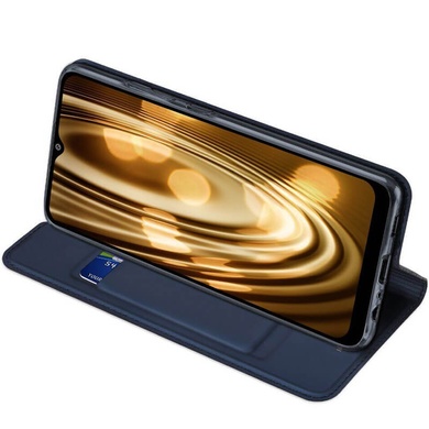 Чехол-книжка Dux Ducis с карманом для визиток для Samsung Galaxy A02s Синий