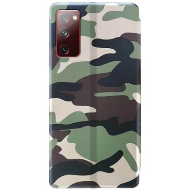 Кожаный чехол (книжка) Classy для Samsung Galaxy S20 FE Camouflage