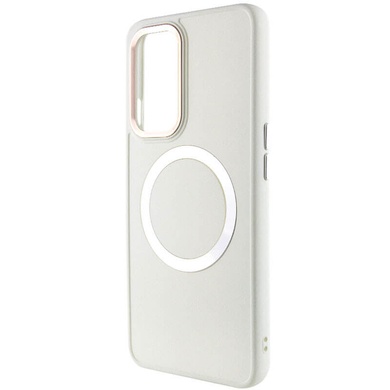 TPU чохол Bonbon Metal Style with MagSafe для OnePlus 9 Pro, Білий / White