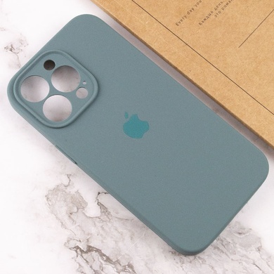 Чохол Silicone Case Full Camera Protective (AA) для Apple iPhone 15 Pro Max (6.7"), Зелений / Pine green